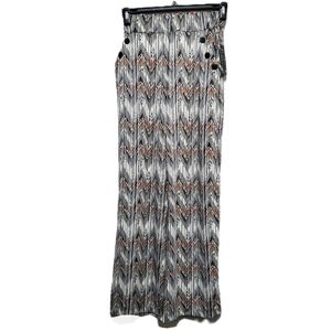 Women's Robert Louis Geometric Palazzo Wide Leg Pants Size Small